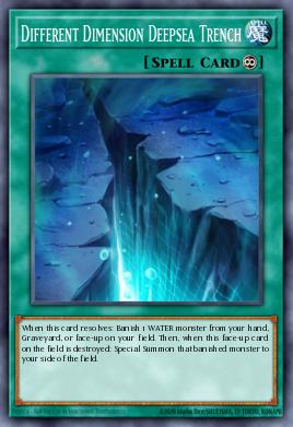 Different Dimension Deepsea Trench